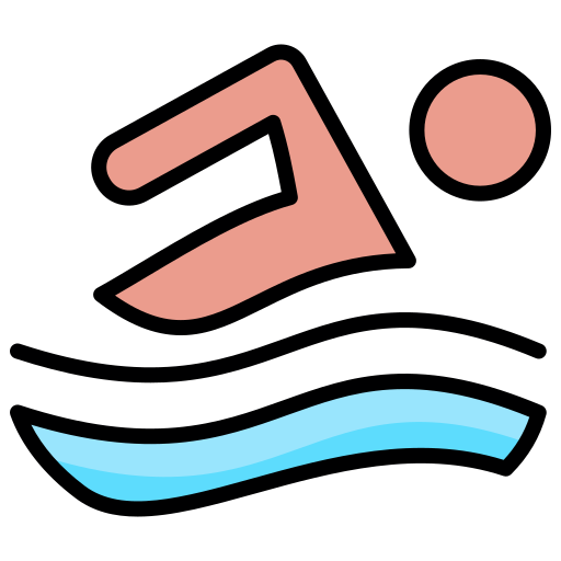 Swim Generic color lineal-color icon