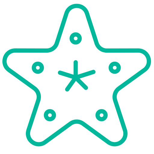 estrella de mar Generic color outline icono