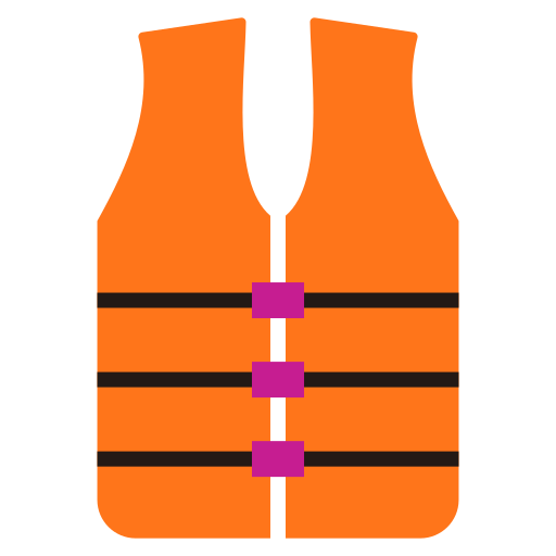 Спасательный жилет Generic color fill иконка