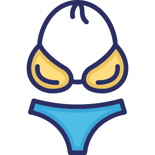 Bra Generic color lineal-color icon