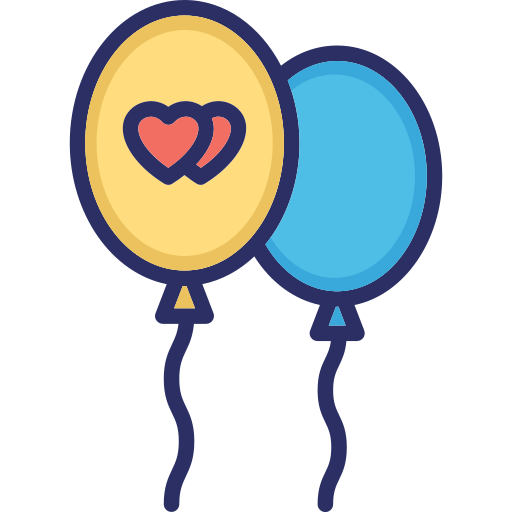 Ballons Generic color lineal-color icon