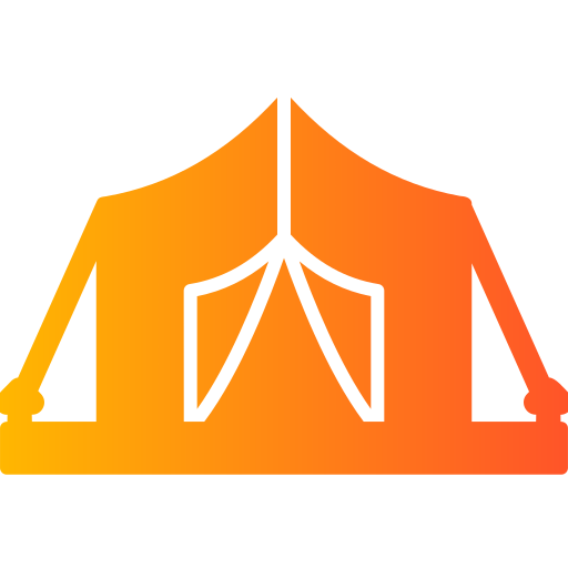 Tent Generic gradient outline icon
