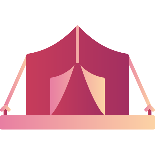 tent Generic gradient outline icoon