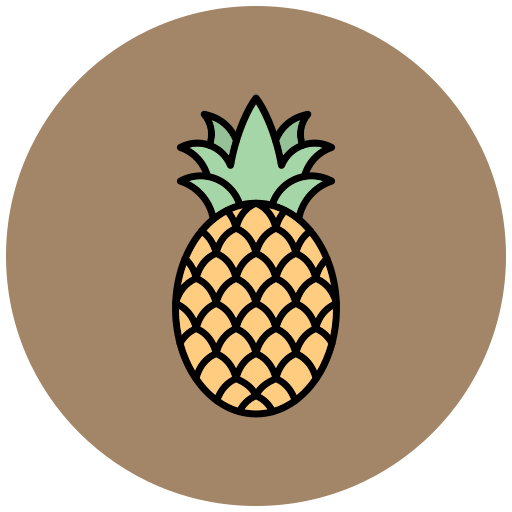 ananas Generic color outline ikona