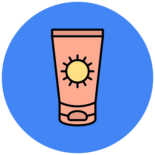 Солнцезащитный крем Generic color outline иконка