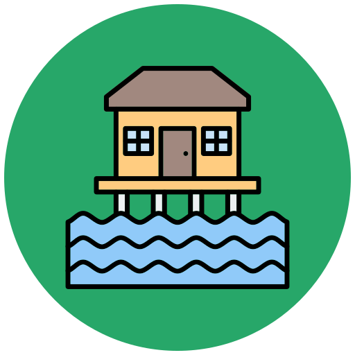 海の家 Generic color outline icon