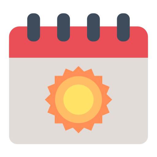 Summer time Generic color fill icon