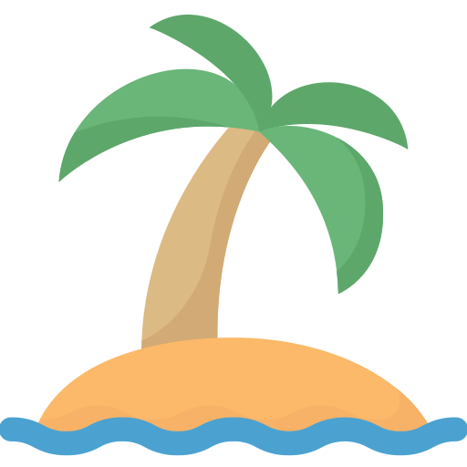 코코넛 나무 Generic color fill icon