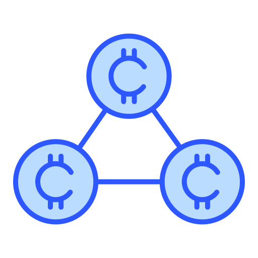 blockchain Generic color lineal-color icona