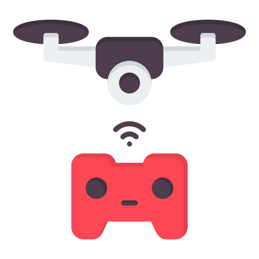 droni Generic color fill icona