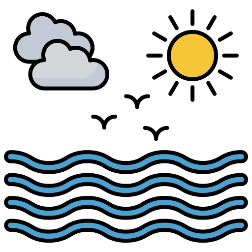 meer Generic color lineal-color icon