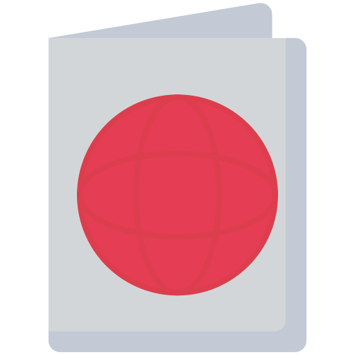 Passport Generic color fill icon