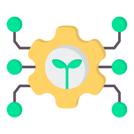 녹색 기술 Generic color fill icon