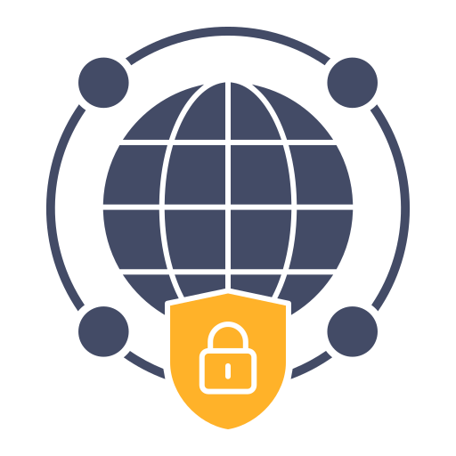 인터넷 보안 Generic color fill icon
