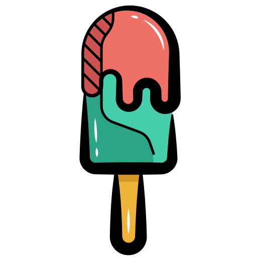 gelato Generic color hand-drawn icona
