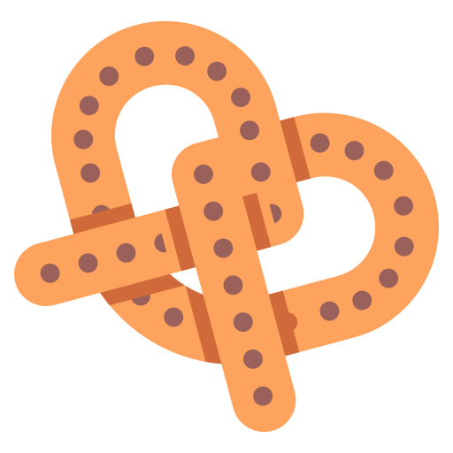 pretzel Generic color fill icona