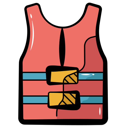 Life vest Generic color hand-drawn icon