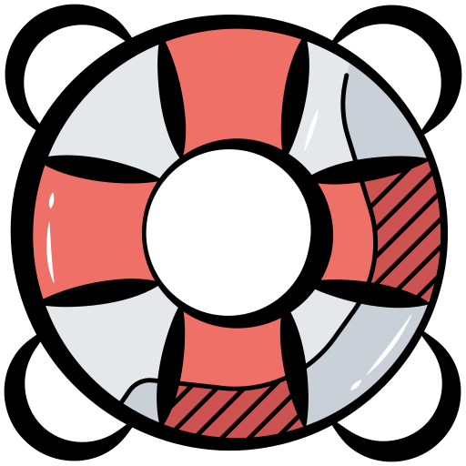 Спасательный круг Generic color hand-drawn иконка