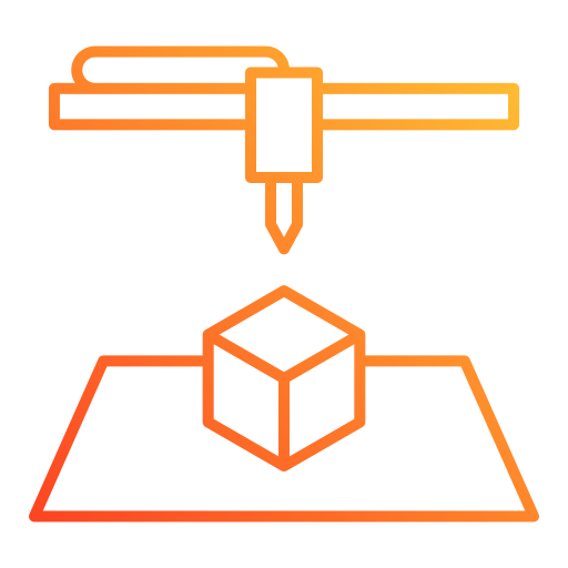 3д печать Generic gradient outline иконка