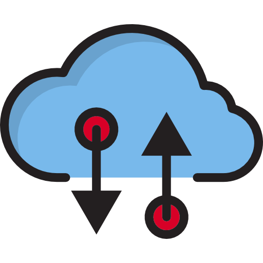 Computing cloud Payungkead Lineal Color icon