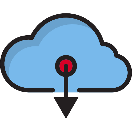 Computing cloud Payungkead Lineal Color icon