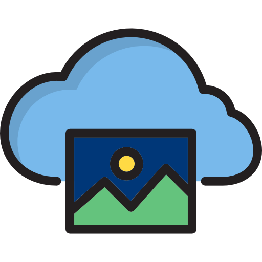 Вычислительное облако Payungkead Lineal Color иконка
