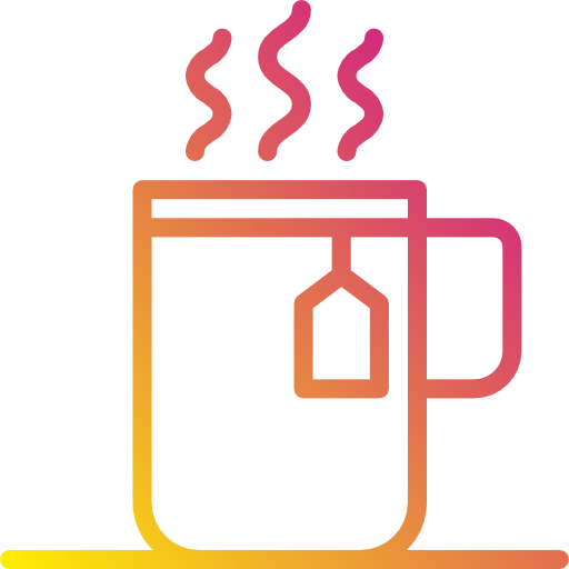 Tea cup Payungkead Gradient icon