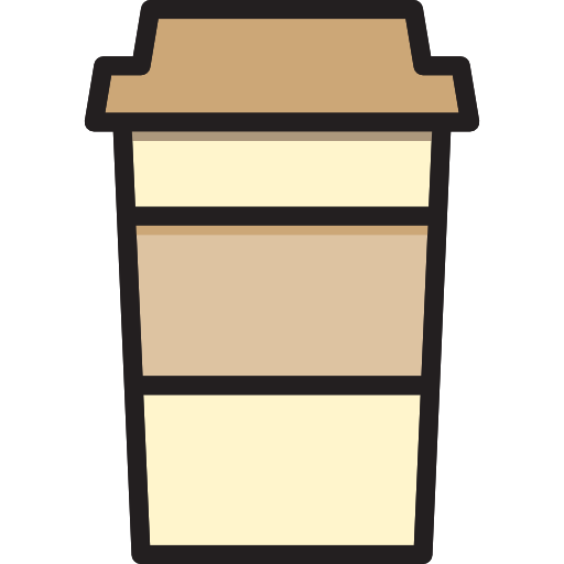 Coffee cup Payungkead Lineal Color icon