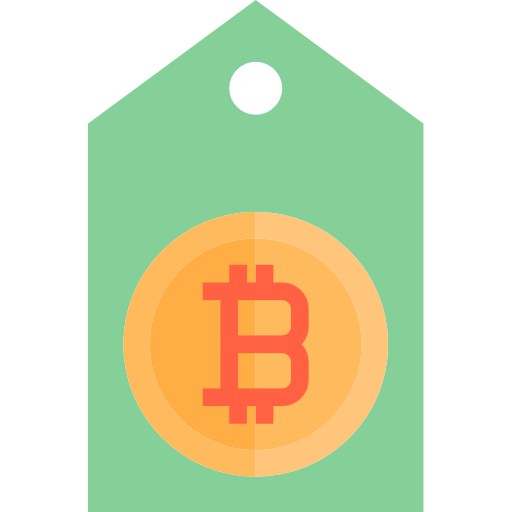 Bitcoin srip Flat icon