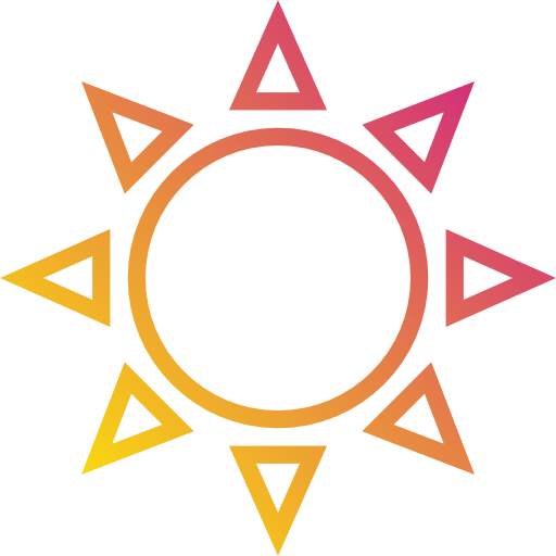 Sun Payungkead Gradient icon