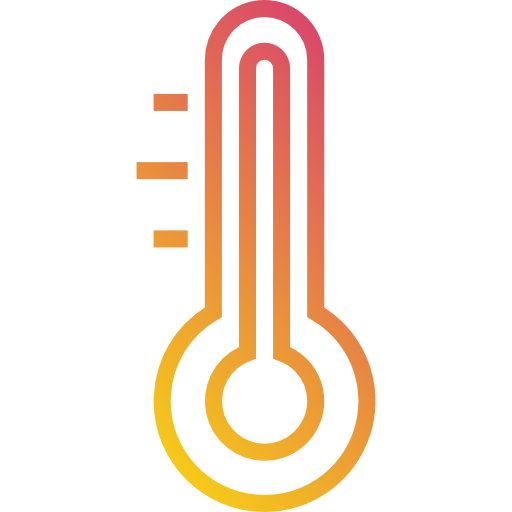 Thermometer Payungkead Gradient icon