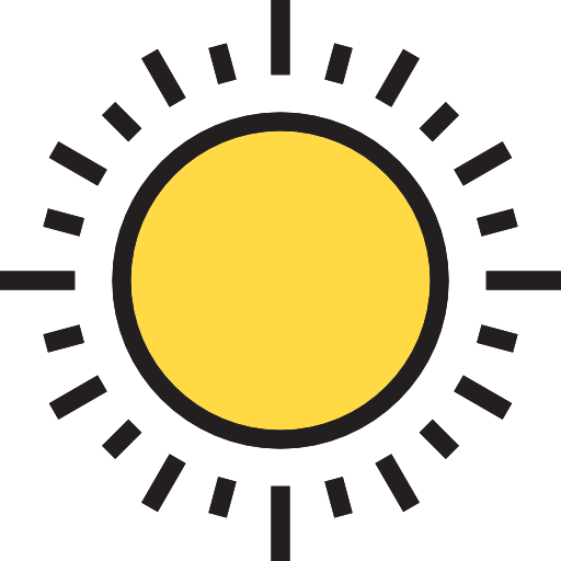 태양 Payungkead Lineal Color icon
