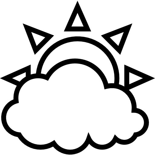 pochmurny Payungkead Lineal ikona