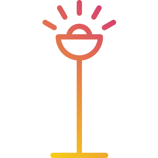 Lamp Payungkead Gradient icon