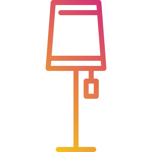 Lamp Payungkead Gradient icon