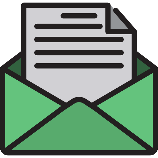 correo electrónico Payungkead Lineal Color icono
