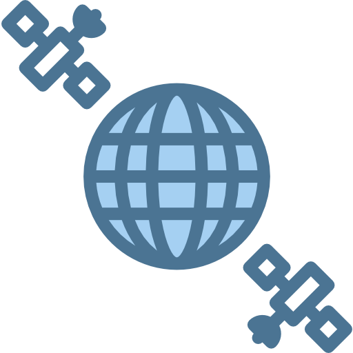 Satellite Payungkead Blue icon