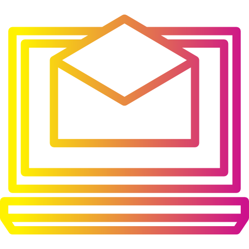 o email Payungkead Gradient Ícone