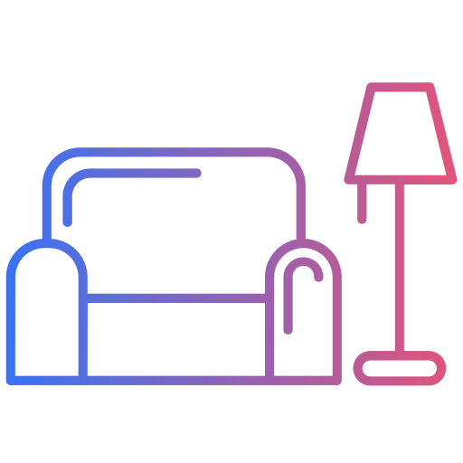 sofa Generic gradient outline ikona