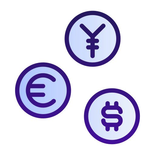 通貨 Generic gradient lineal-color icon