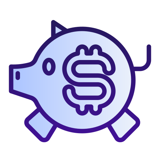 Piggy bank Generic gradient lineal-color icon