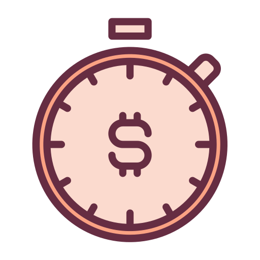 Time is money Generic color lineal-color icon