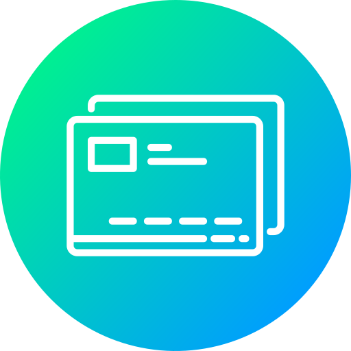 Credit card Generic gradient fill icon