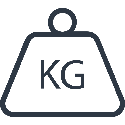 kilogram Generic outline icoon