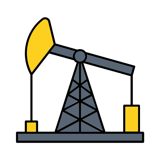 기름 펌프 Generic color lineal-color icon