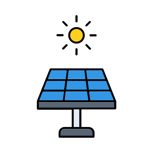 painel solar Generic color lineal-color Ícone