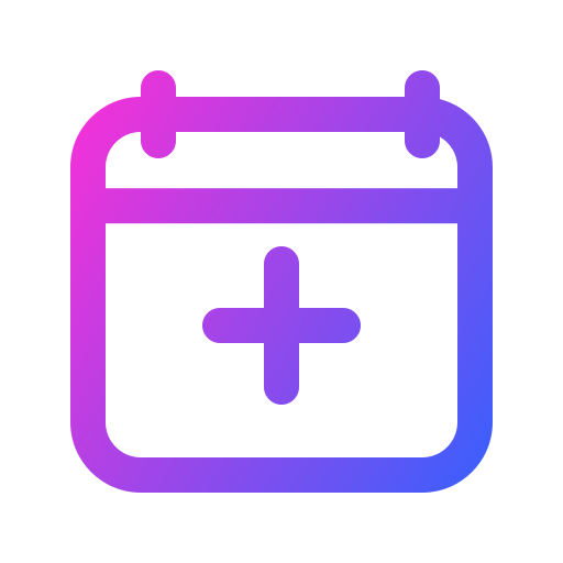 Add event Generic gradient outline icon