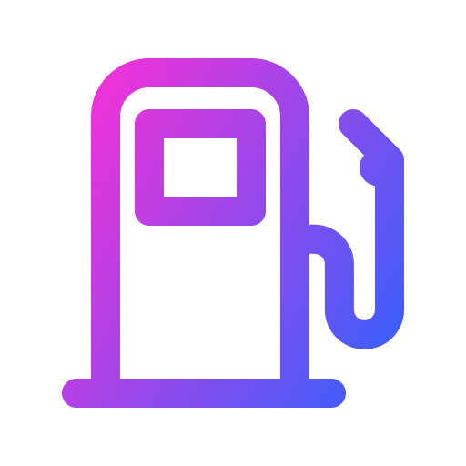brandstof dispenser Generic gradient outline icoon