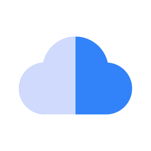 nube Generic color fill icono