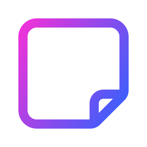 Sticky note Generic gradient outline icon